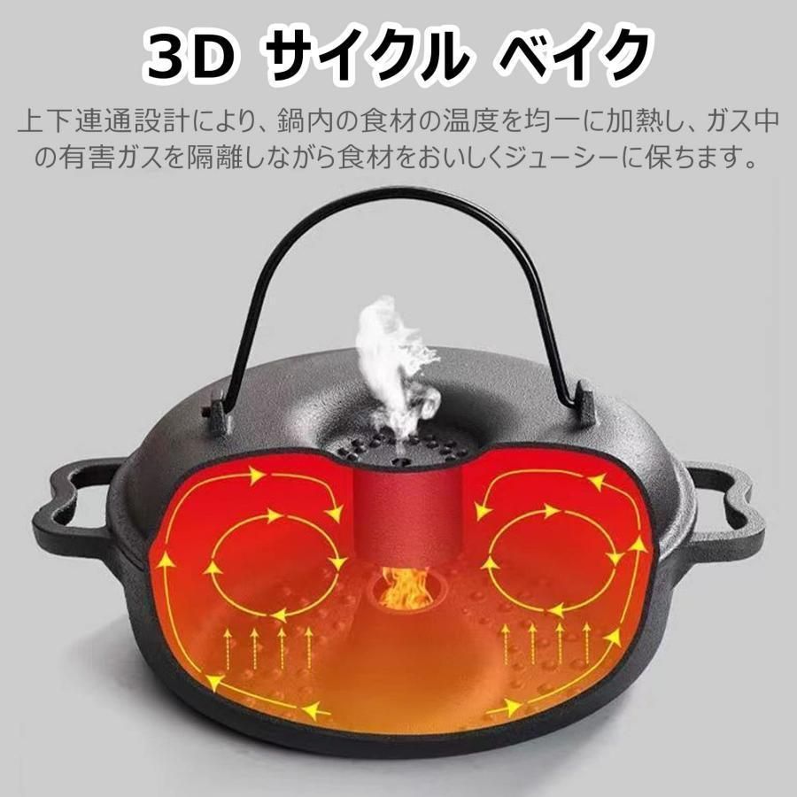 鋳鉄鍋 焼芋鍋