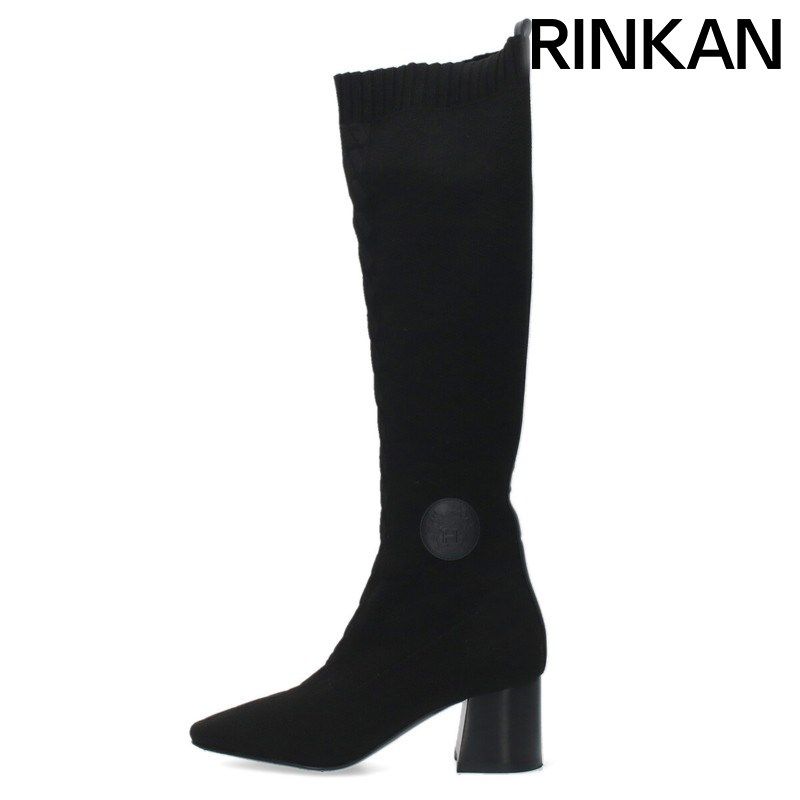 エルメス フォンテーヌ 60 ニットロングブーツ レディース 38 - メルカリ 