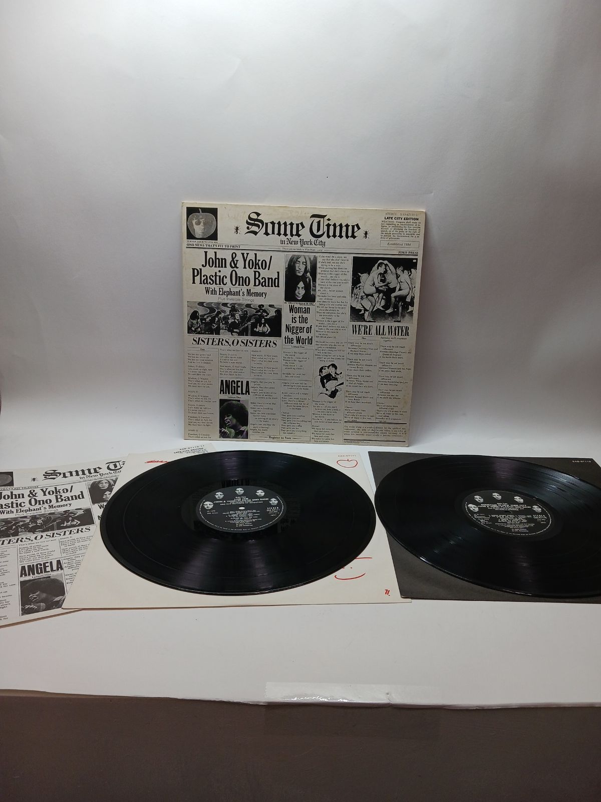 中古品 レコード John Lennon & Yoko Ono / Some Time In New