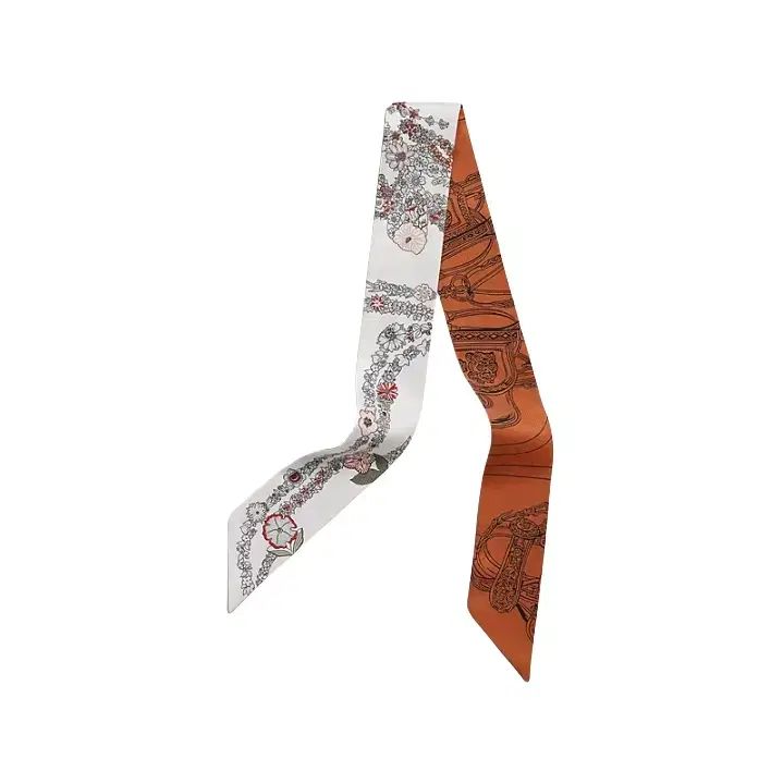 HERMES エルメス 繁殖 デ ガラ ツイリー シルク レディース スカーフ H064220S 15
