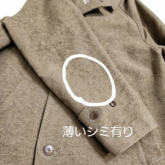 COMOLI コモリ 18AW ウールコットンバルカラーコート ロングコート N03