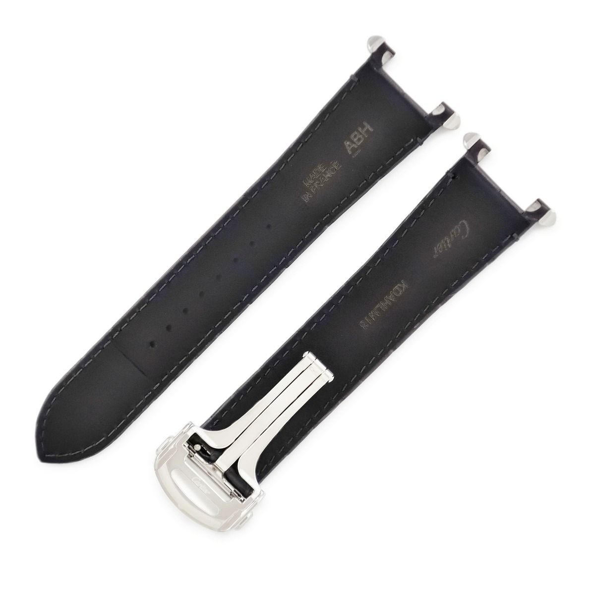 カルティエ　クロコストラップ Amazon.co.jp: [で寸で] 18 20 22 23 24 25mm クロコダイル