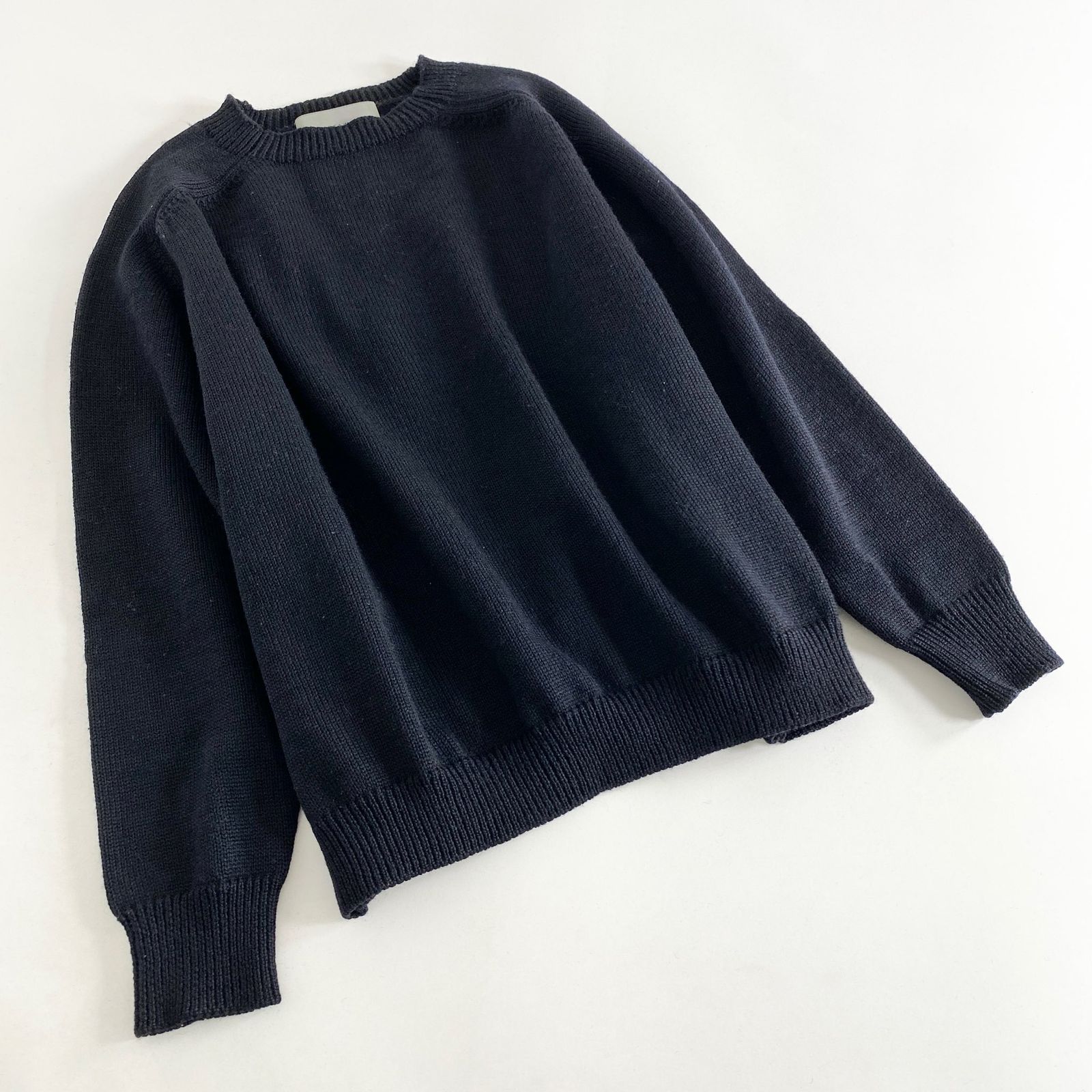 27L14 MARKAWARE マーカウェア ウールニットトップ 1 ブラック 