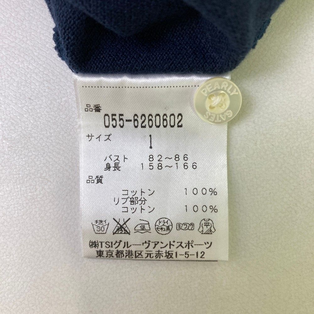 サイズ：1 PEARLY GATES パーリーゲイツ ノースリーブ ポロシャツ