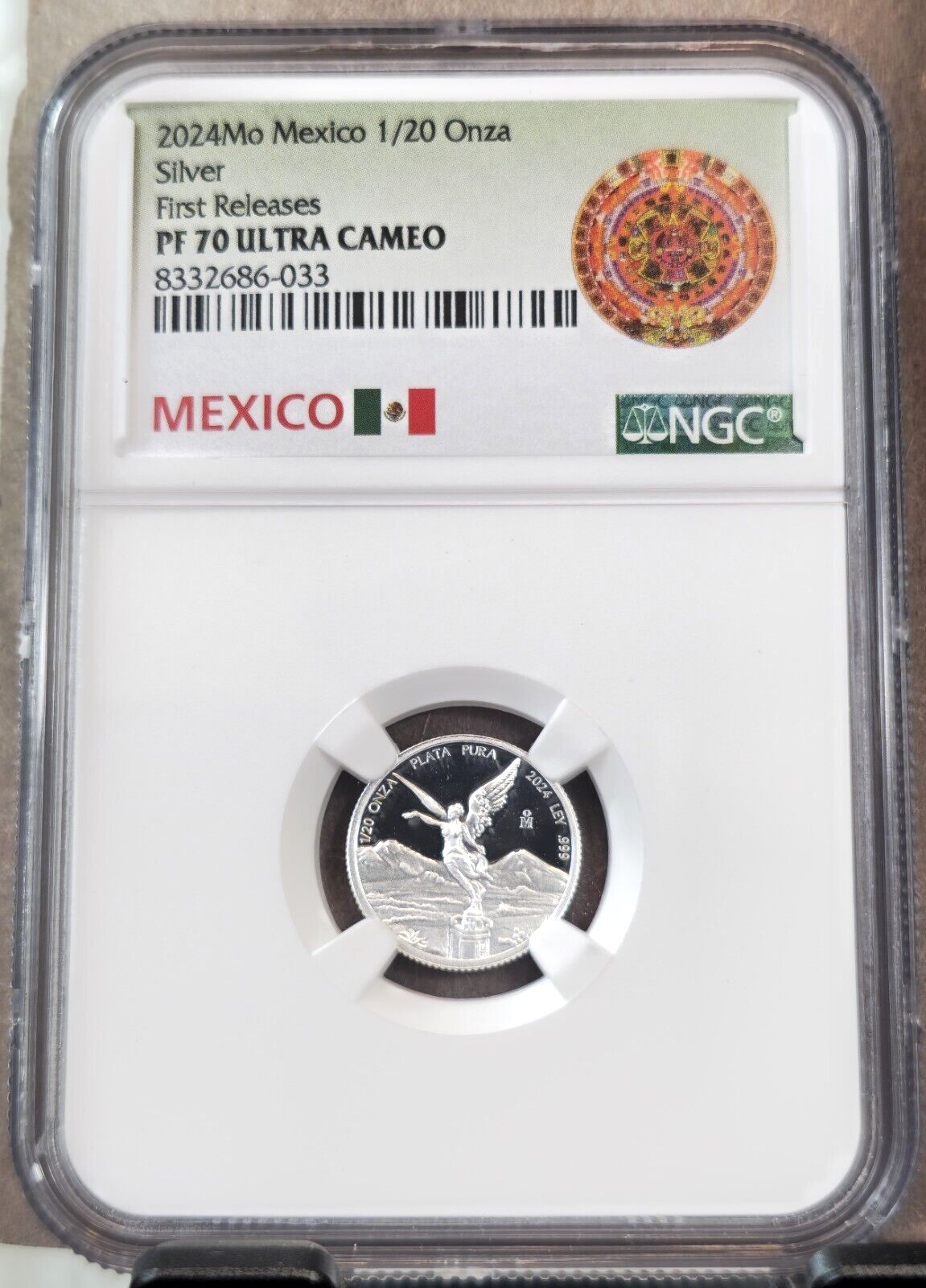 2025 MEXICO SILVER LIBERTAD 1|20 ONZA NGC PF 70 ULTRA CAMEO FIRST RELEASES