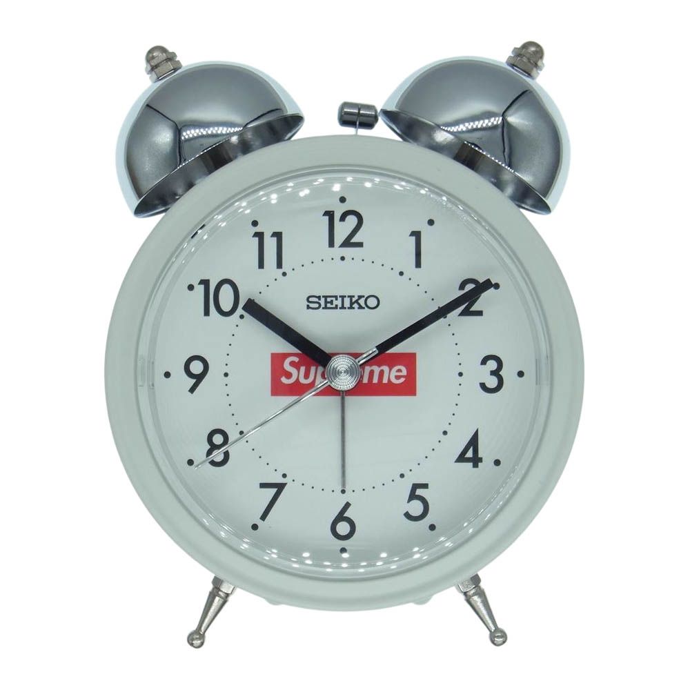 Supreme シュプリーム その他アクセサリー 22AW 時計 Seiko Alarm Clock White セイコー アラーム クロック 置時計 ホワイト系【中古】