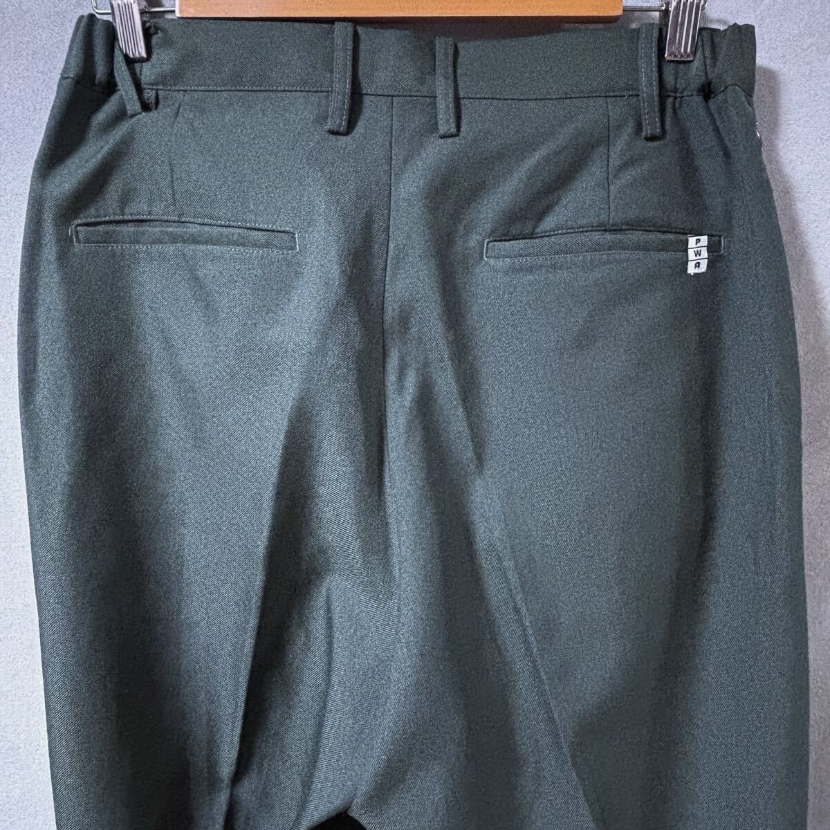 PWA プア UNIHOME-02 GREEN ポリエステル ツイル テーパード
