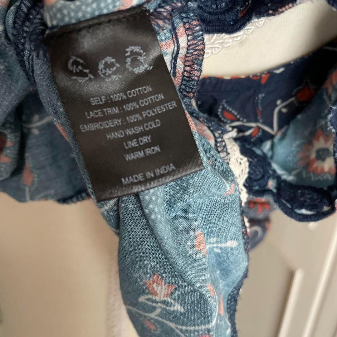 シーニューヨーク seanewyork 花柄 フリル ブラウス シャツ 刺繍