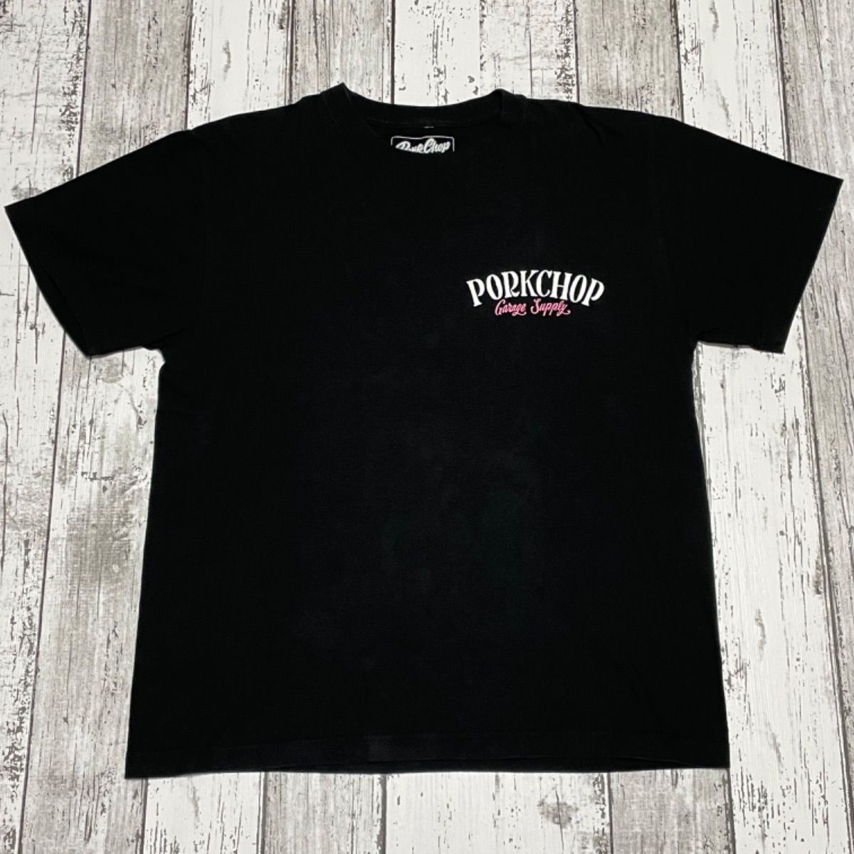 PORKCHOP PORK BACK TEE 木村拓哉 キムタク メンズ