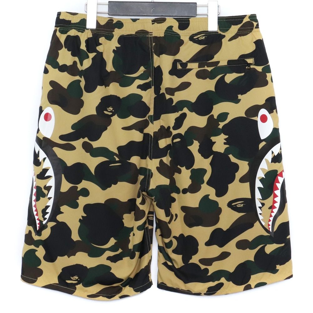 A BATHING APE Camo Side Shark Shorts XLサイズ