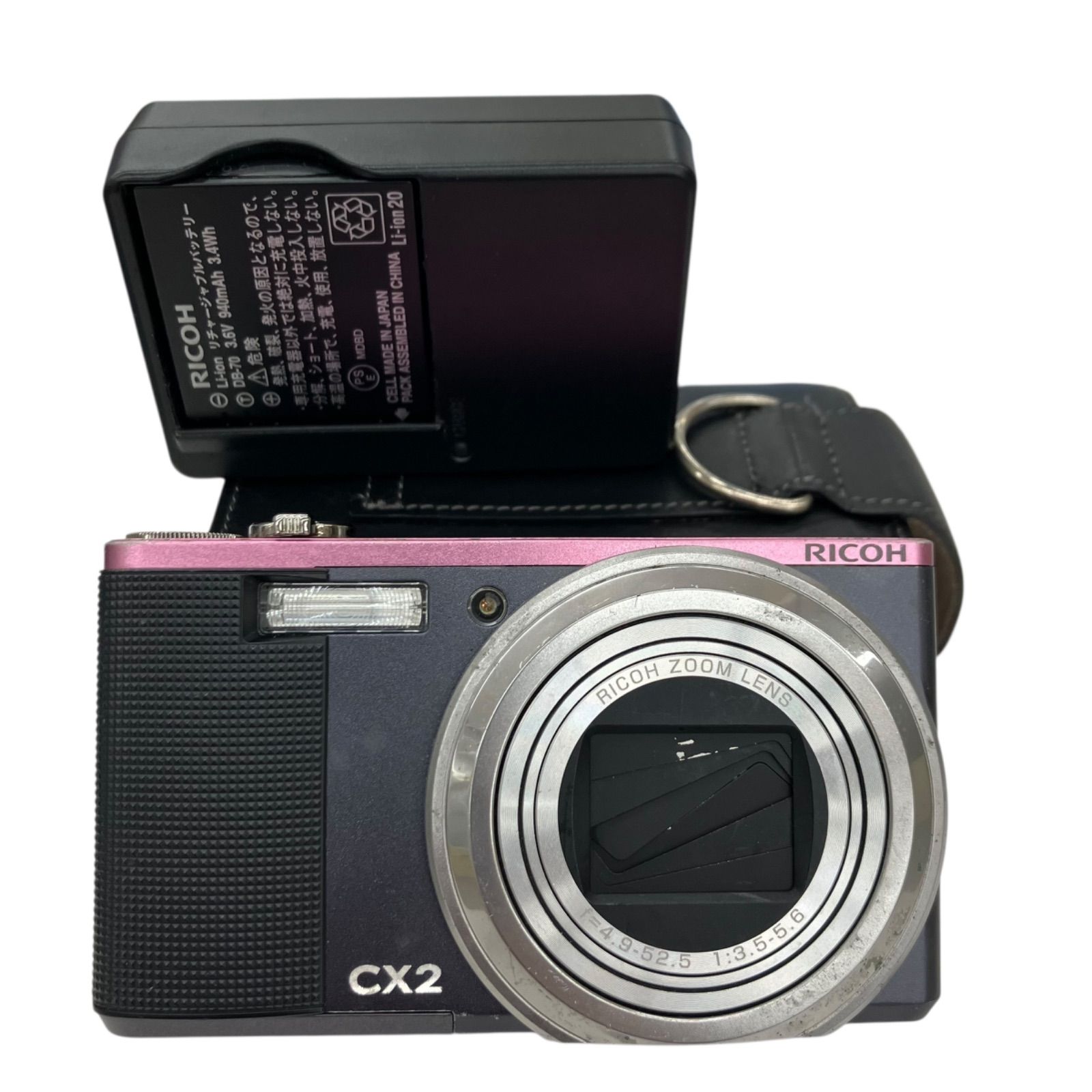 186000 現状品 デジカメRICOH リコー CX2 ピンク 美品 平成