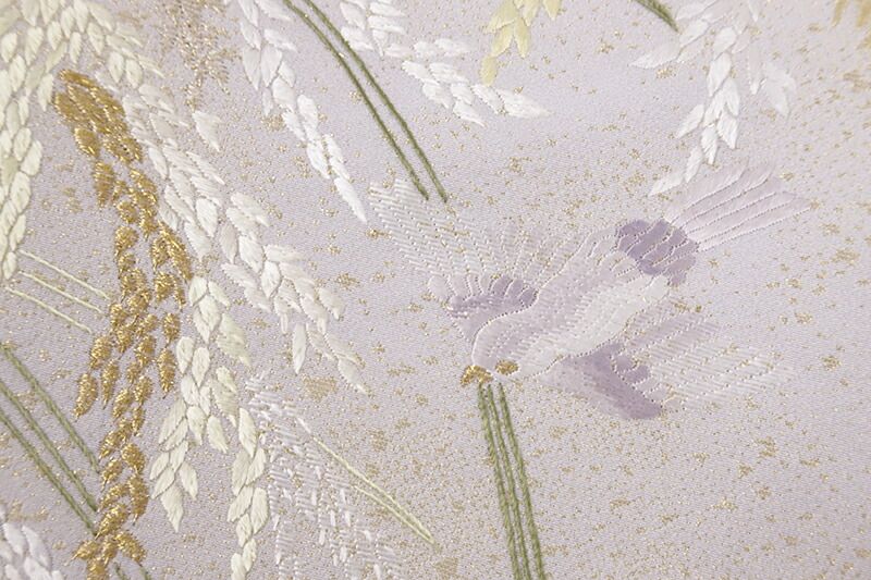 平和屋着物○訪問着 立波枝花文 暈し染め 金彩 正絹 逸品 AAAW9406br