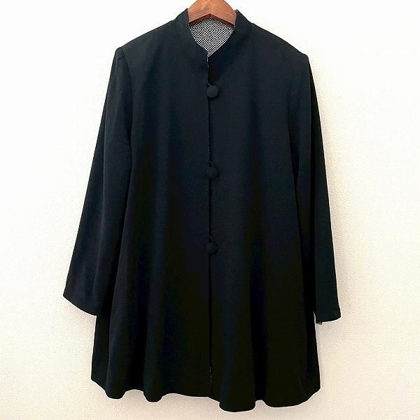 anc シセンドウ ヒトシタムラ 詩仙堂 HITOSHI TAMURA コート 黒 白