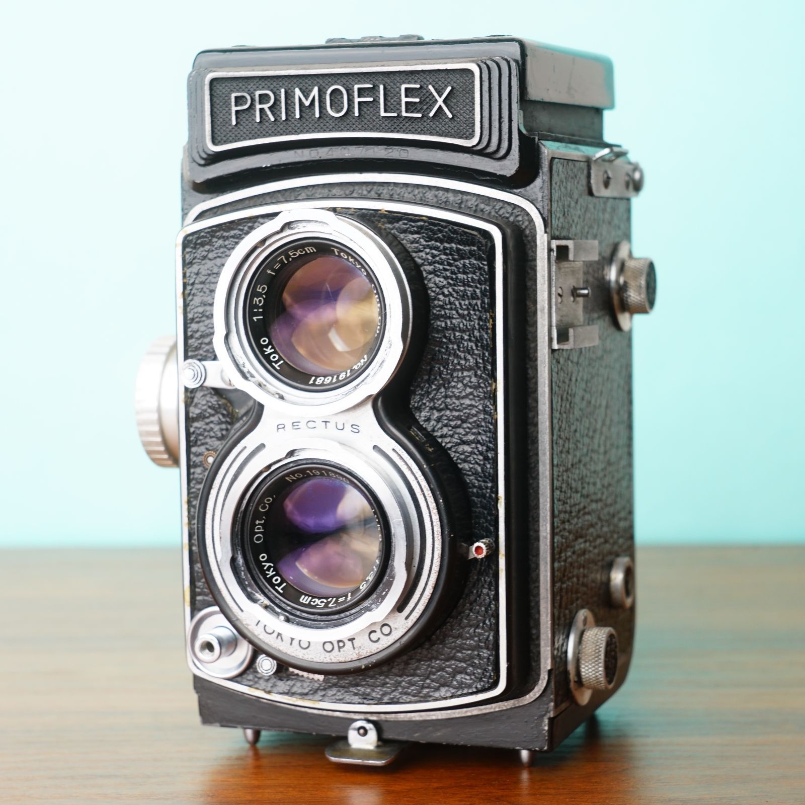 完動品◎東京光学 PRIMOFLEX 二眼レフ フィルムカメラ 120