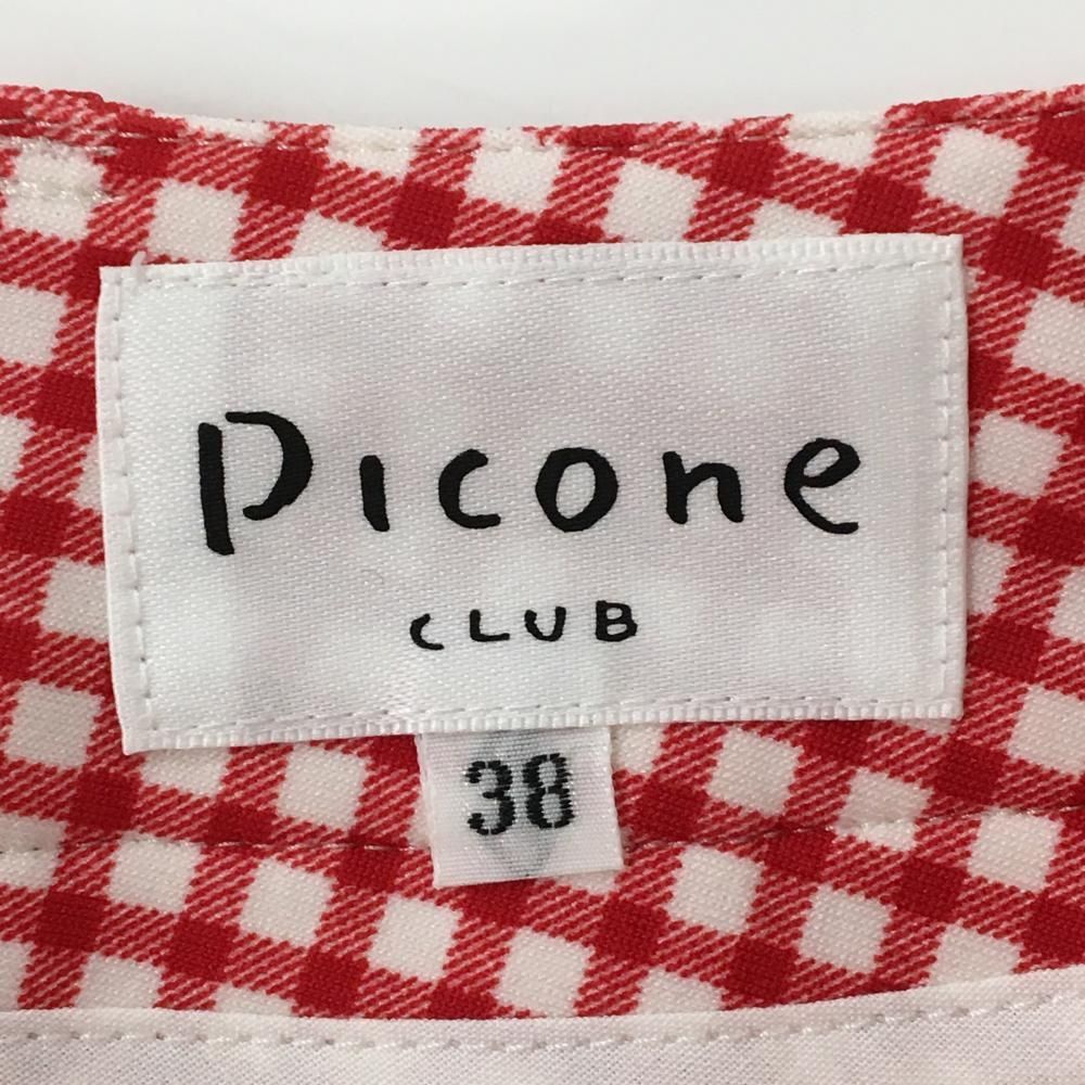 PICONE CLUB ロゴプリント スカート 赤 サイズ38(M)