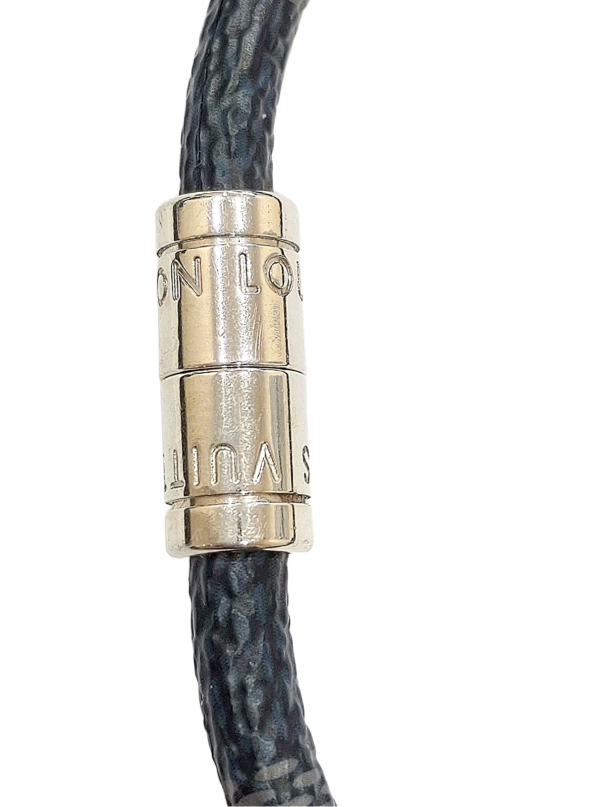 LOUIS VUITTON◇ブラスレ・キープイット_ダミエ・エベヌ_BRW/M6139F