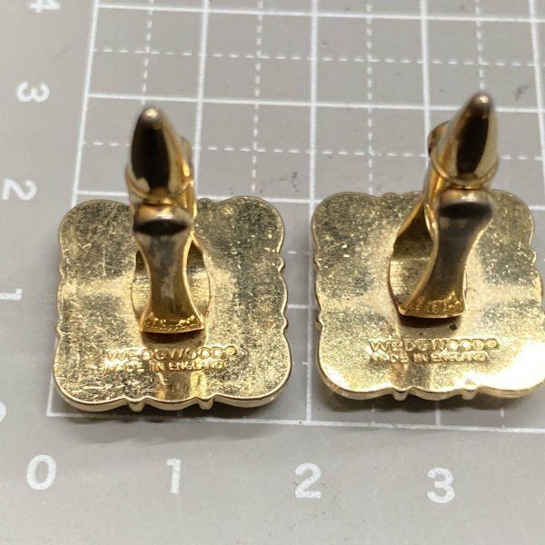 WEDGWOOD カフス　 ブラックジャスパー３点セット H290 WEDGWOOD ウェッジウッド ジャスパー ネクタイピン＆カフリンクス