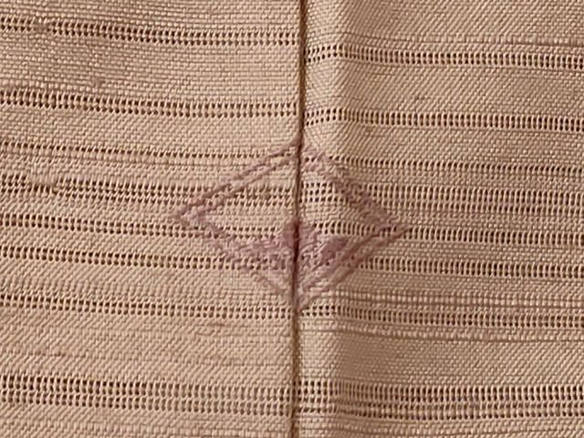 平和屋着物＊夏物　銀座きしや　色無地　絽　紬地　柴染色　正絹　逸品　AABB8310jd 平和屋着物＊夏物 銀座きしや 色無地 絽 紬地 柴染色