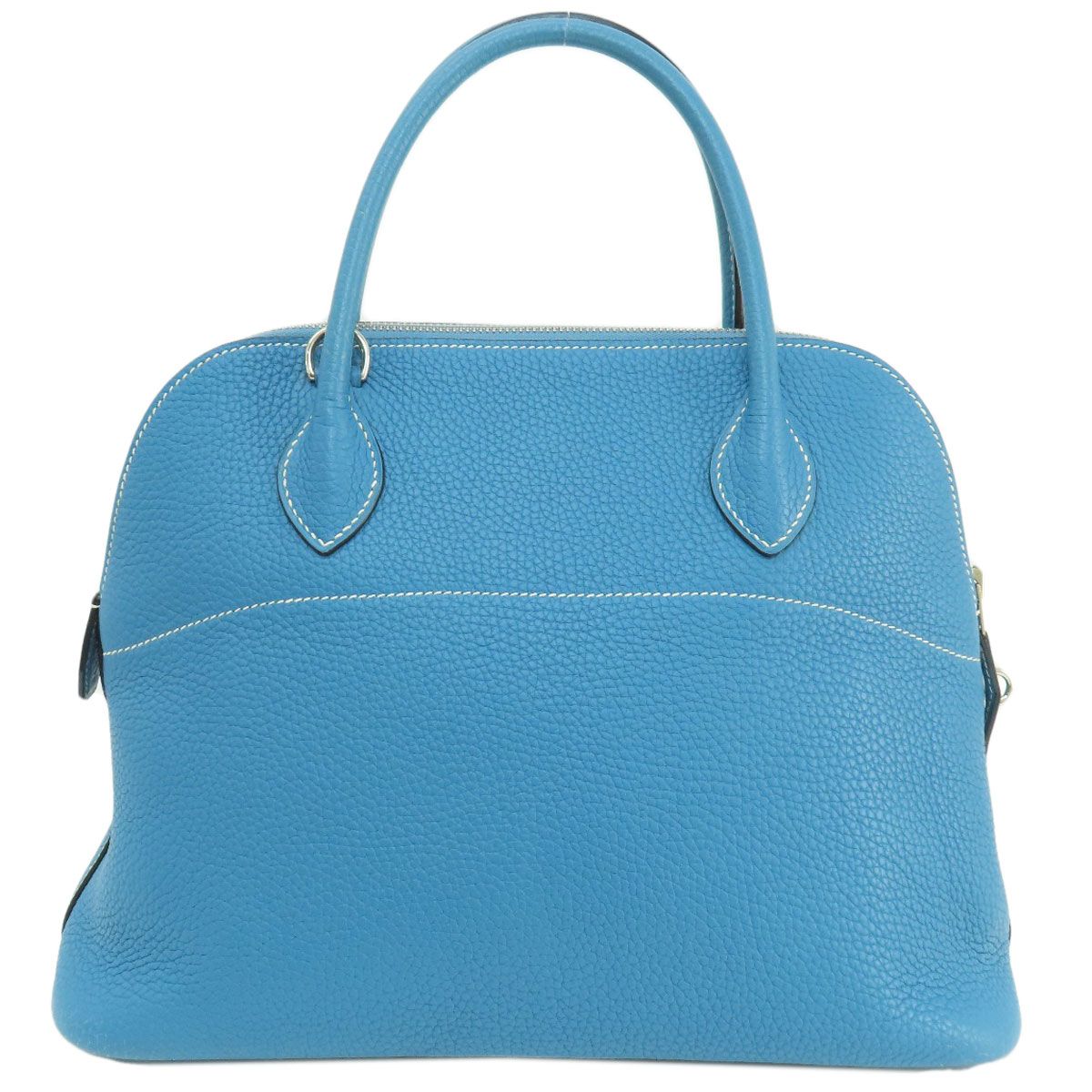 HERMES エルメス ボリード31 ブルージーン シルバー金具