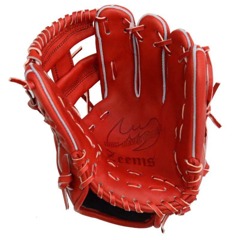 ☆新品☆ ジームス(Zeems)ユース硬式グラブ 品番　 ZY-20D キャメル Zeems ジームス 硬式グラブ ユースモデル 内野手用 ZEEMS型ロゴ