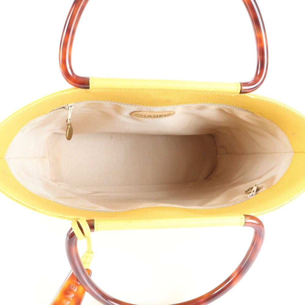 極美品 シャネル シリアルシール ブティックシール付 レザー トート  