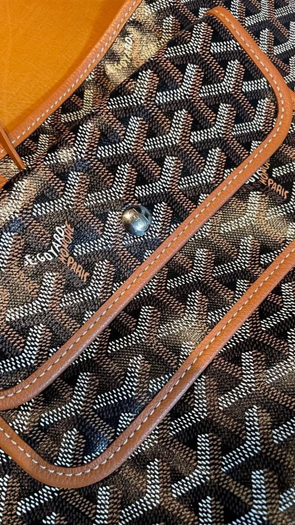 GOYARD　ゴヤール　サンルイ　ブラック　トートバッグ　ショルダーバッグ　ショッパー　リボン　ラッピング　GM