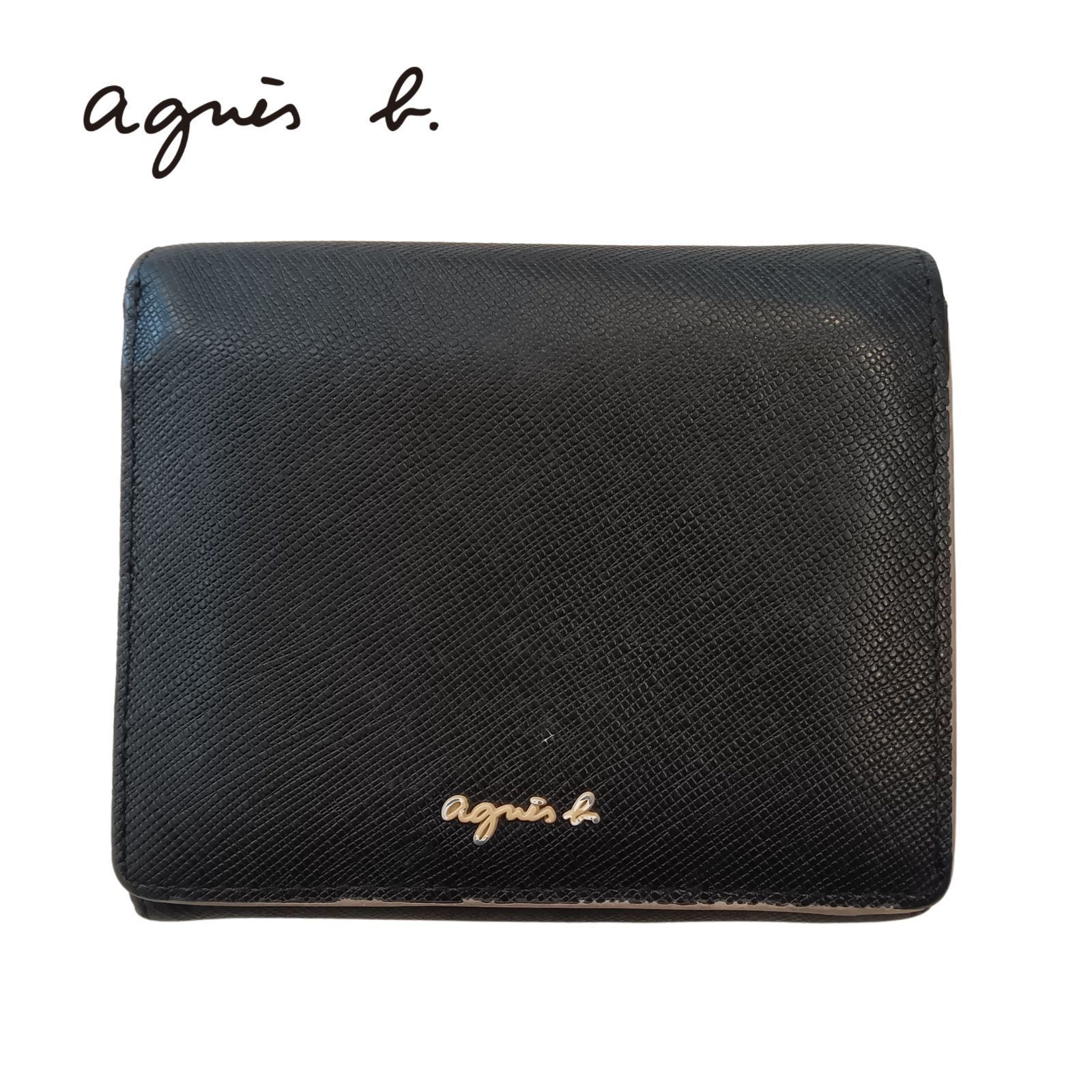 ☆最終価格☆アニエスベー agnes b 二つ折り財布 レザーウォレット 