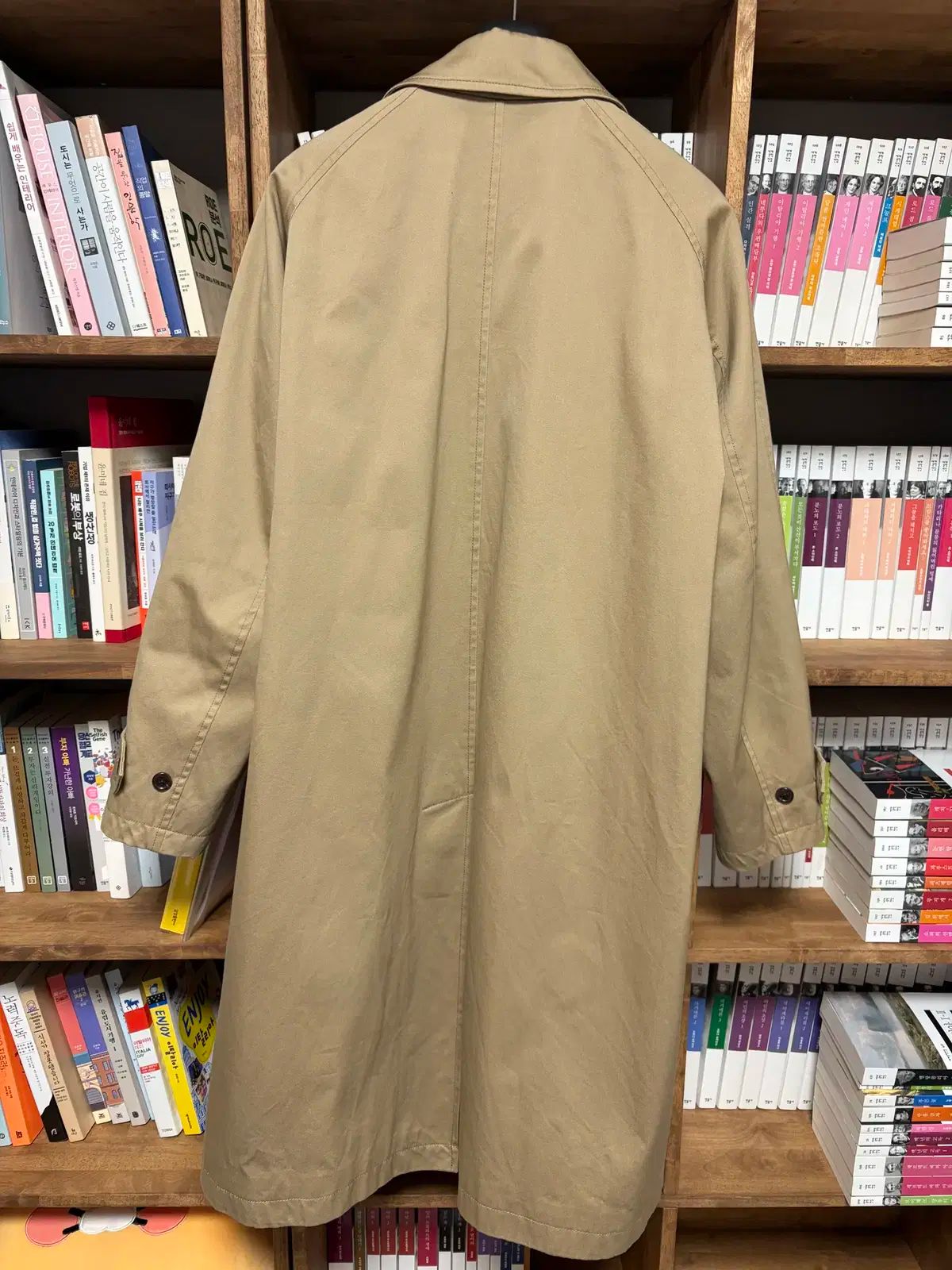 ビームス ハート ベージュ コットン ラグラン オーバ コート