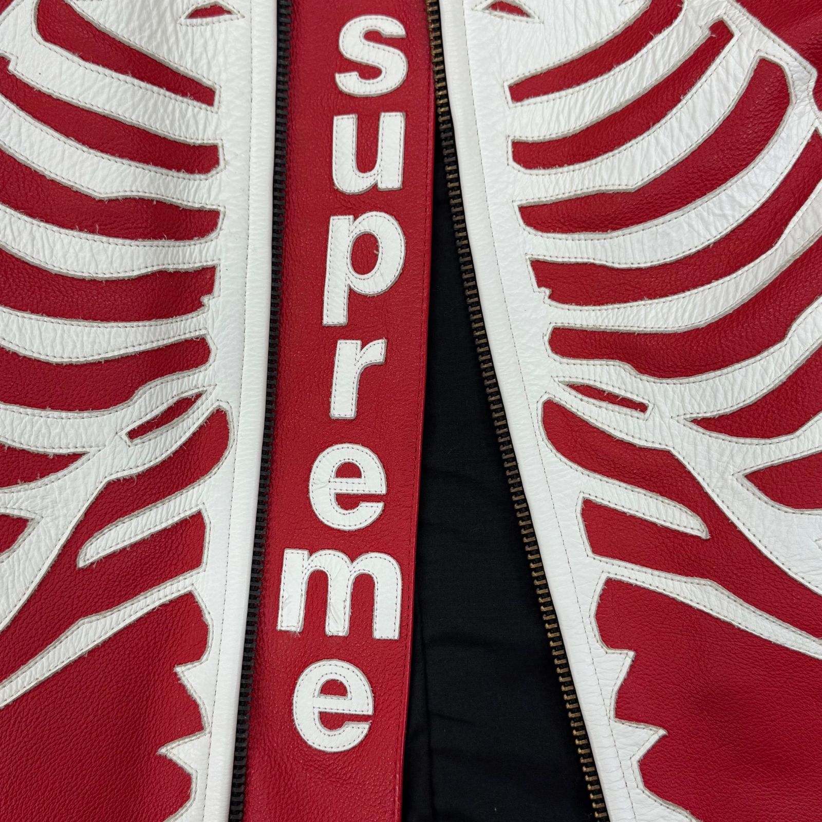 supreme×vansonボーンライダース Supreme Vanson Leather Bones Jacket (FW17) - $1388