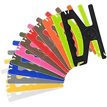 (Neon Orange) - Paracord Planet WindIt Wizard Cord Keeper - Available in a Variety of Vibrant Colours - Wrap Paracord Rope Wire an