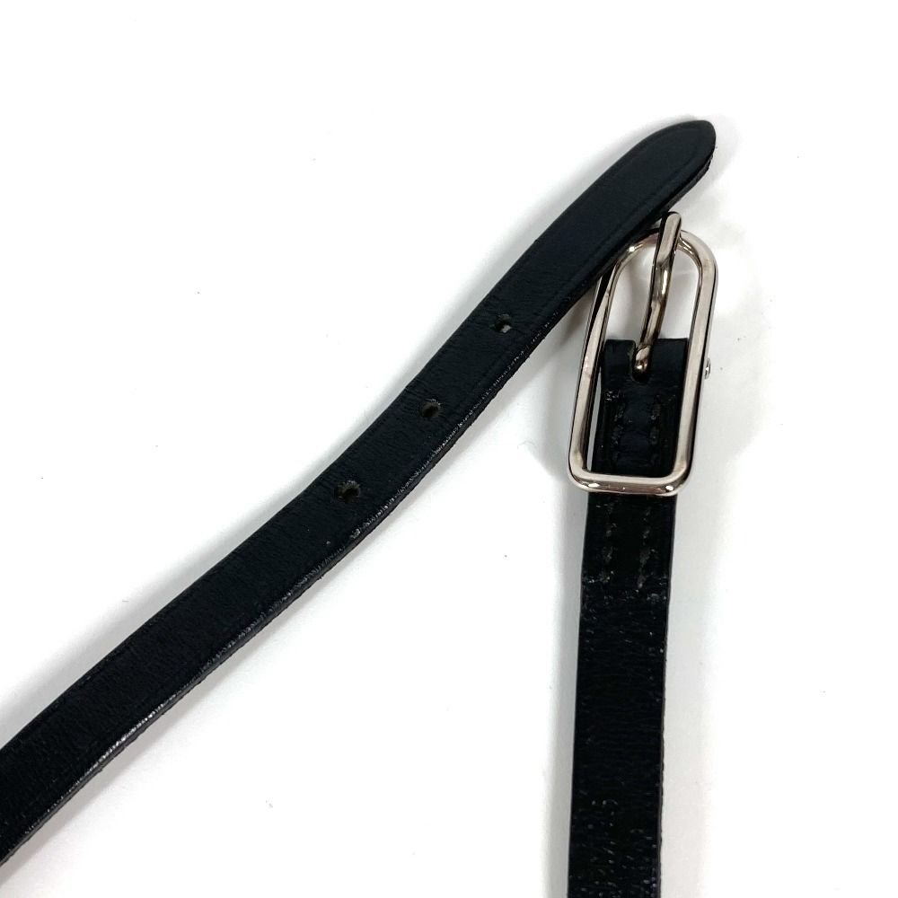 HERMES エルメス ブレスレット アピ 4連 ロング レザー ブラック