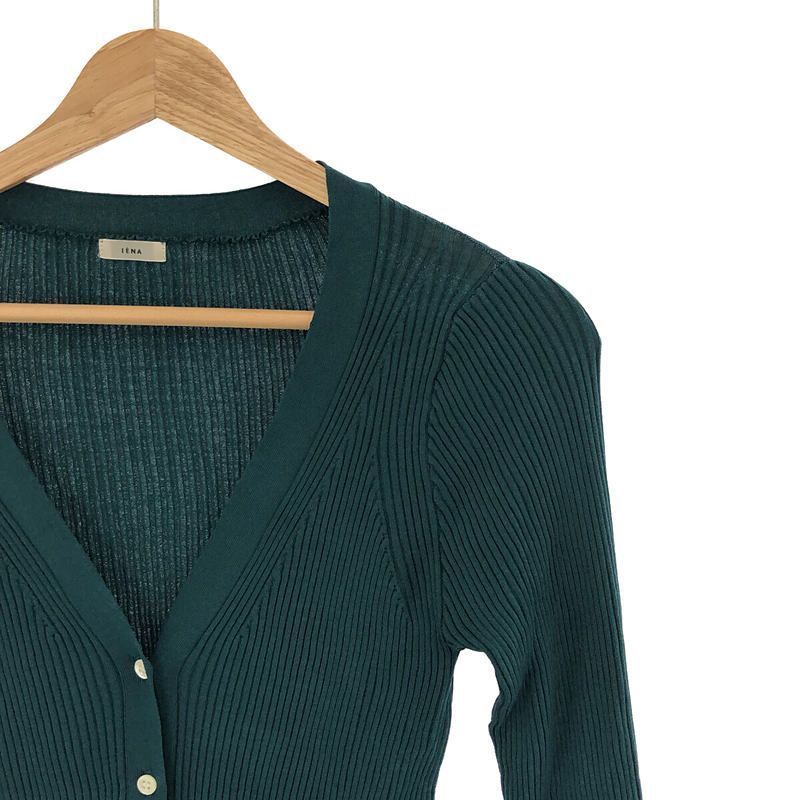 IENA / イエナ | 4×4リブ Vネック カーディガン | F | - メルカリ 
