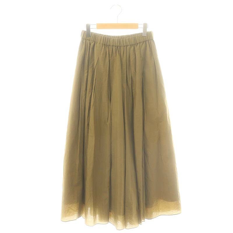 アドーア ADORE 24SS ナイロンコットンタフタパンツ ワイドパンツ イージー 38 カーキ |DF OS