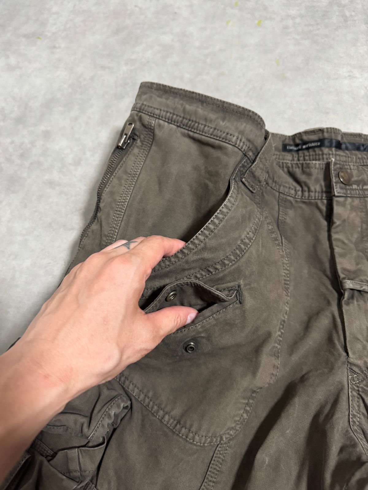 キミノリモリシタ kiminori morishita カーゴパンツ キミノリモリシタ