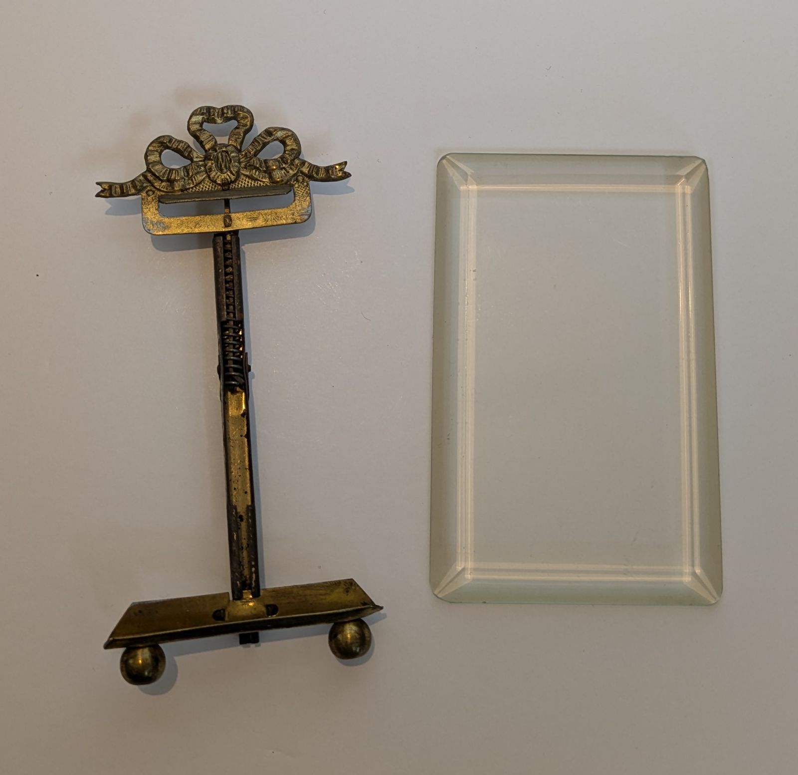 アンティーク フランス バベルガラス フォトスタンド /405061 フォト