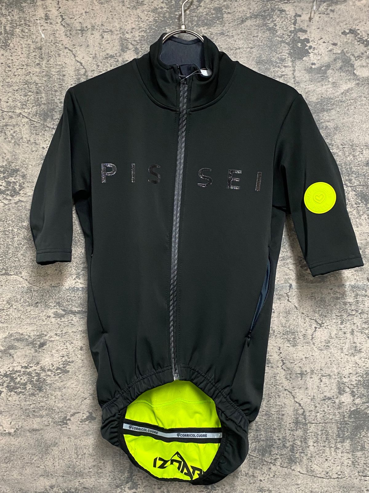 【美品】PAS NORMAL STUDIOSサイクルジャケット　紺M　イタリア製 美品】PAS NORMAL STUDIOSサイクルジャケット 紺M イタリア製