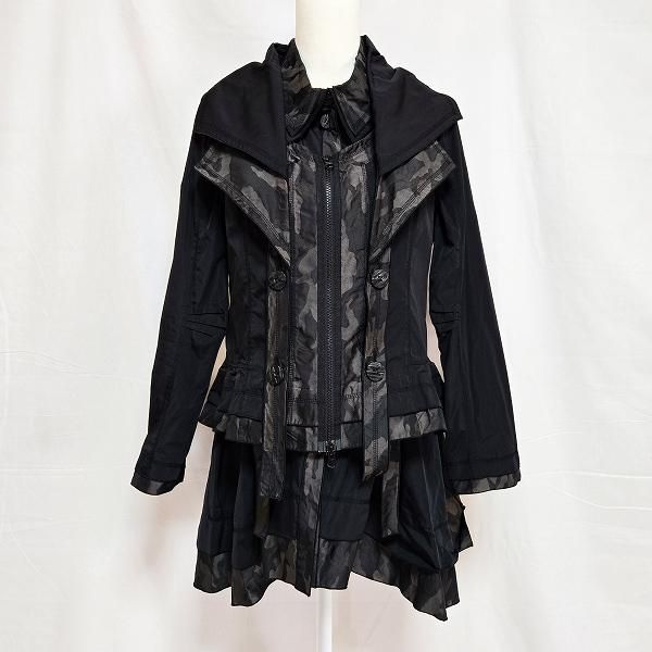 anc エイココンドウ EIKO KONDO アンサンブル 42 黒 カーキ系 薄茶系