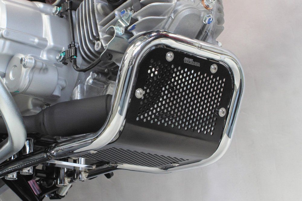 クロスカブ50 AA06 クロームメッキ ブラックアルマイト クロスカブ110 JA45 エンジンガードキット 06-00-0009 パーツ武川