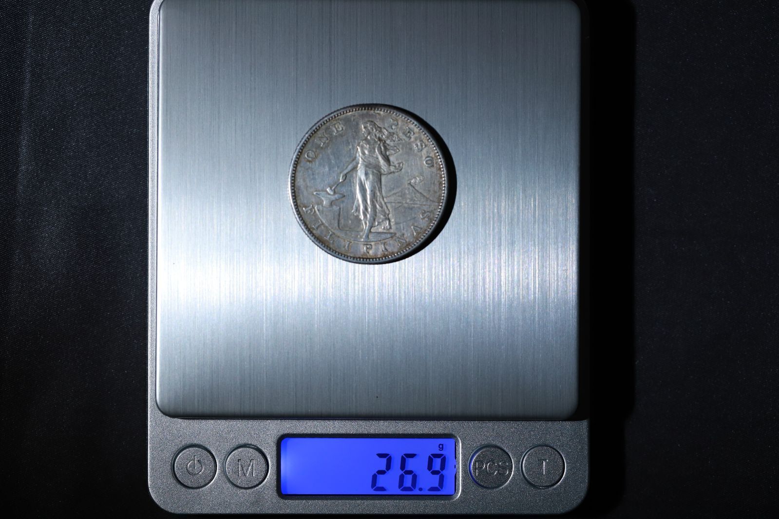 PHILIPPINES US Administration アメリカ統治下フィリピン Peso Large type 1904 銀貨 WWW_IBETON_RU