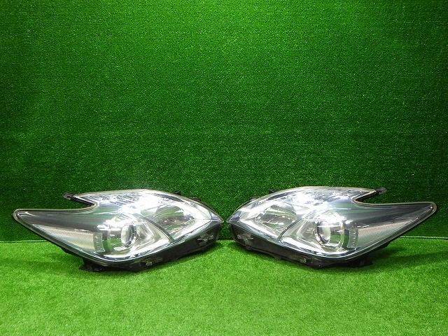 30系 プリウス ヘッドライト 左右 ハロゲン ZVW30 前期 47-29 ホ