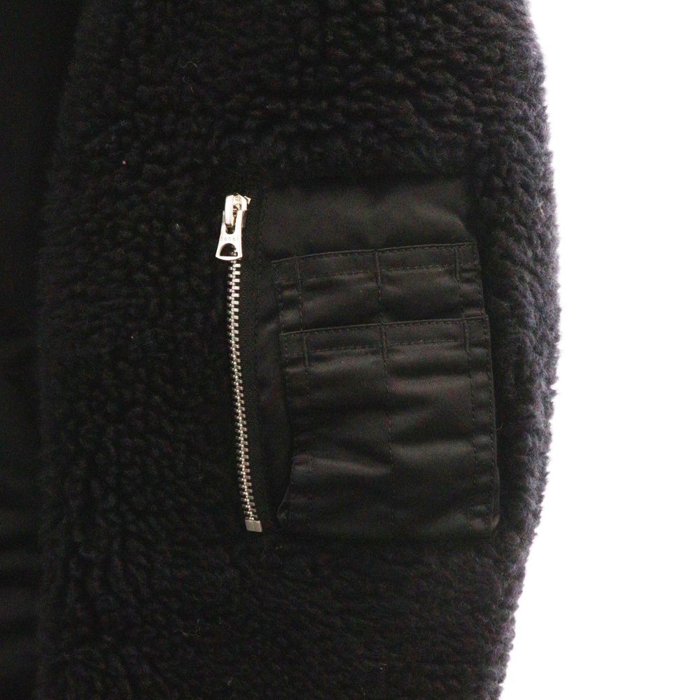 Sacai (サカイ) 23AW Faux Shearling Nylon Twill Blouson ドッキング 