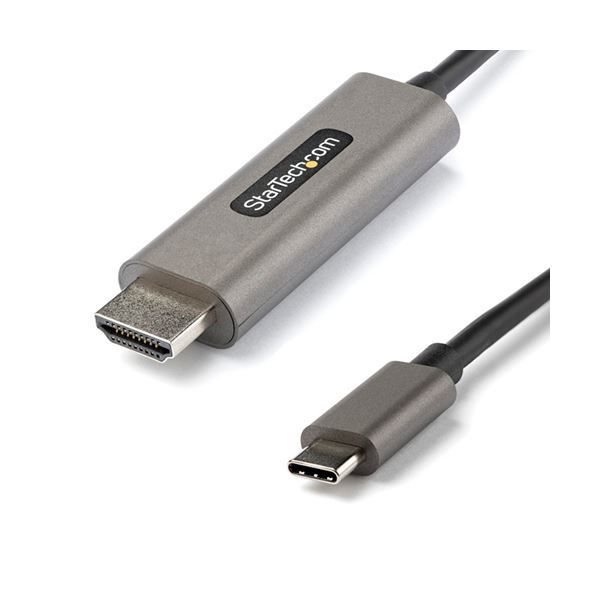 StarTech.com USB TypeC-HDMI 変換ケーブル 2m 4K 60Hz スペースグレー CDP2HDMM2MH1本