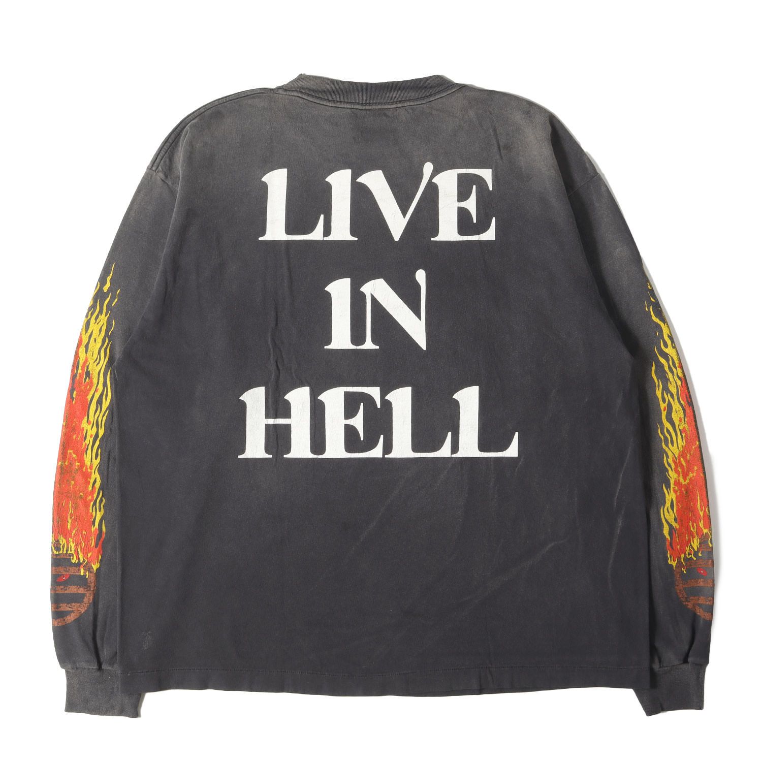 SAINT MICHAEL 24SS 長袖Tシャツ XL 新品】SAINT MICHAEL セントマイケル Tシャツ ブラック 黒