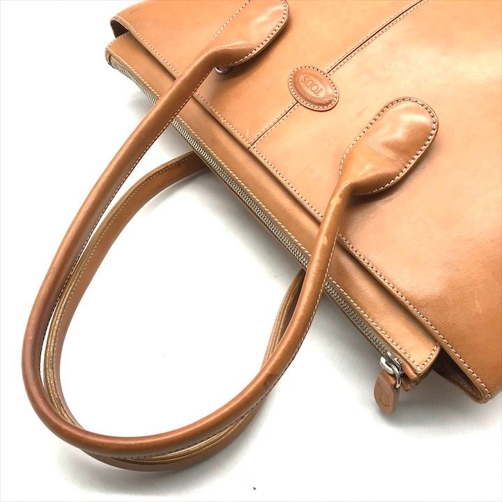 TOD'S トートバッグ　トッズ　オレンジ　レザー TOD'S トッズ バッグ 2wayバッグ オレンジ レザー 2148103671739