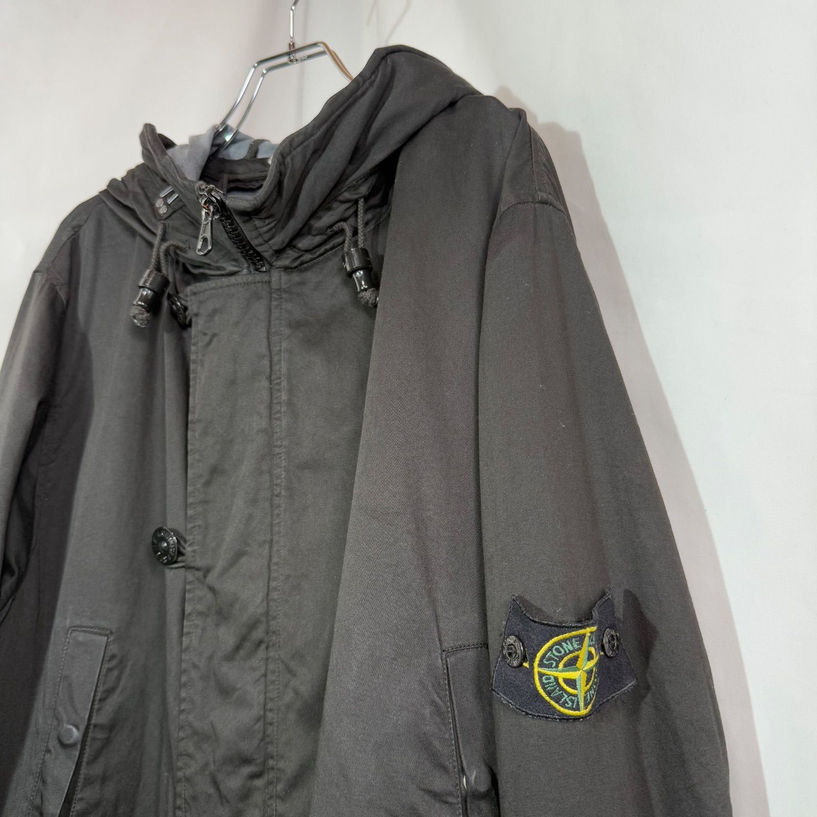 STONE ISLAND 2006AW RASO GOMMATO Parka - Black - メルカリ