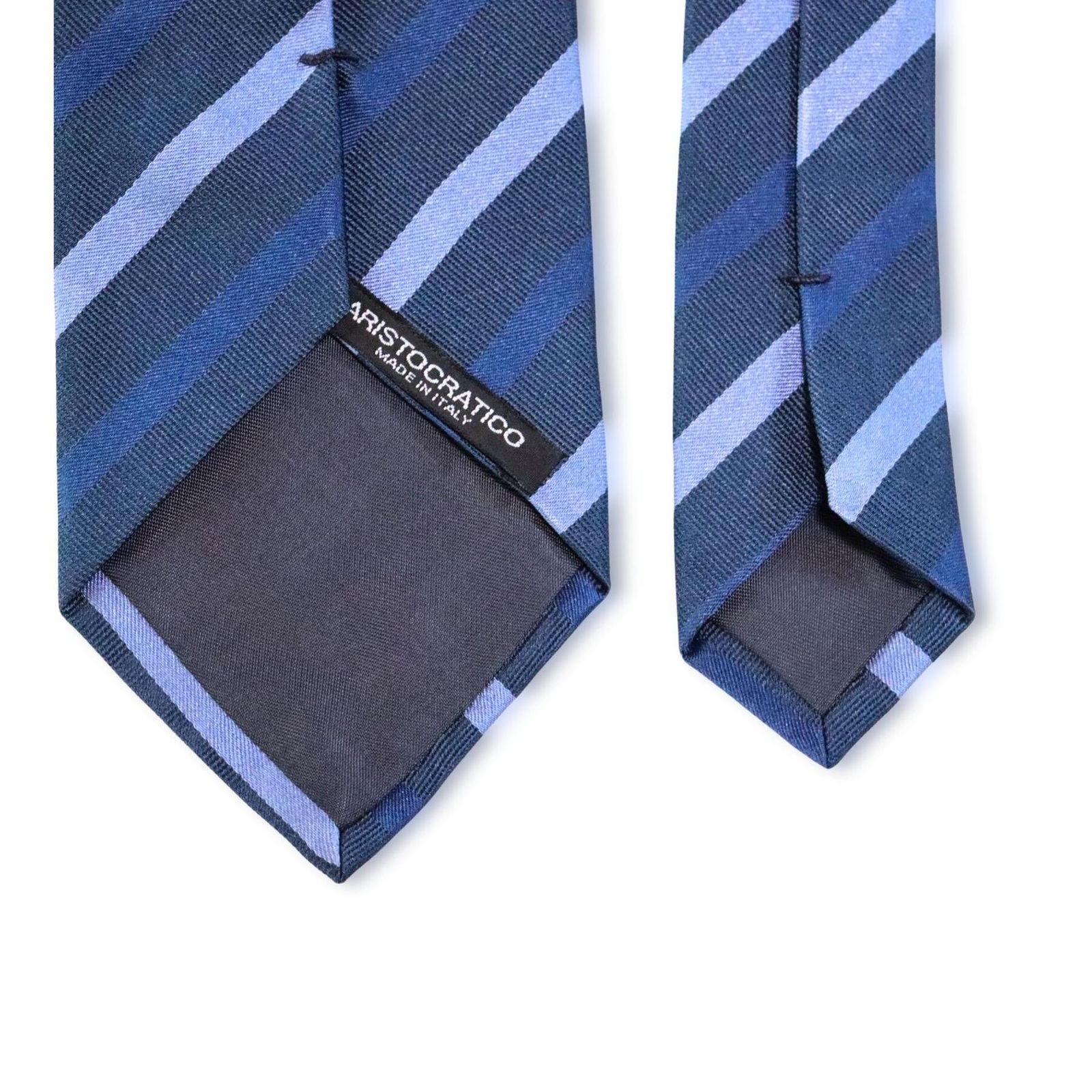 ARISTOCRATICO アリストクラティコ ストライプ 英国式 ネイビー系  