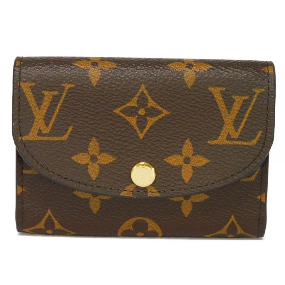 【美品・現行】ルイヴィトン モノグラム ポルトモネロザリ フーシャ M41939 LOUIS VUITTON ルイ・ヴィトン ポルトモネ ロザリ LVロゴ
