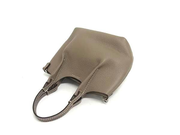 ■新品■未使用■ GIANNI CHIARINI ジャンニキャリーニ デュア XS レザー 2WAY ハンドバッグ ショルダー グレージュ系 FP5841
