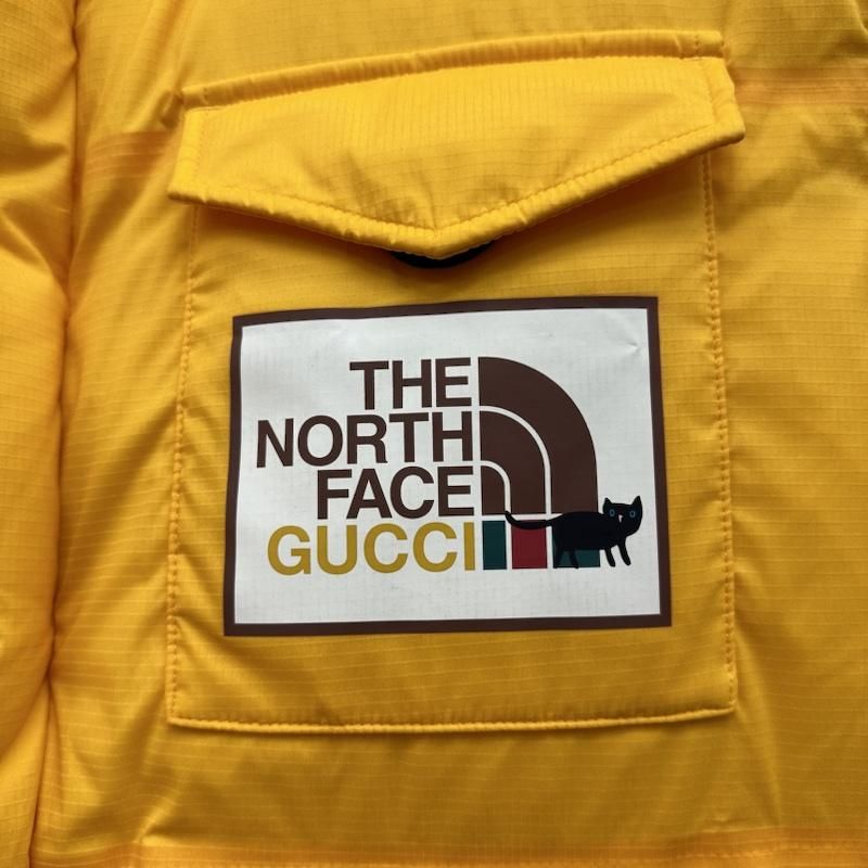 GUCCI グッチ ジャケット 上着 ダウンベスト THE NORTH FACE ロゴ キャット ダウン ベスト 663761
