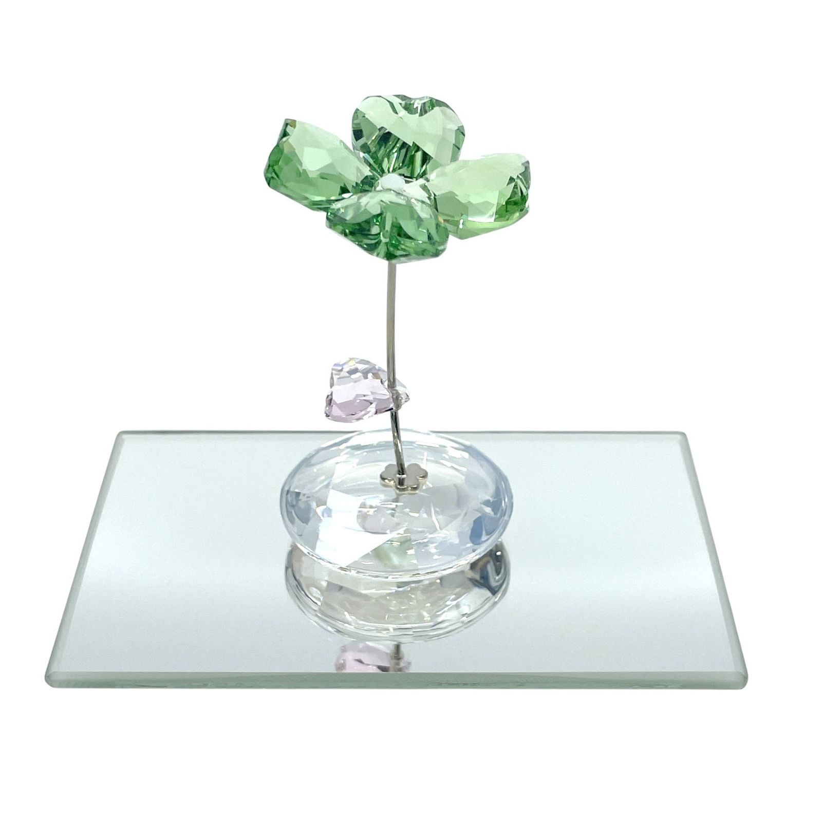 スワロフスキー　クリスタル花の置物 Swarovski flower クリスタル 花 インテリア 家具 スワロフスキー 置物